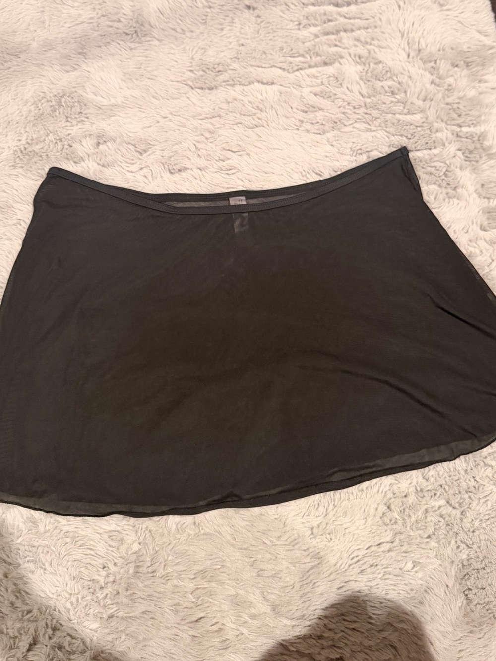 Amazon Women's Black A-Line Stretch Skirt